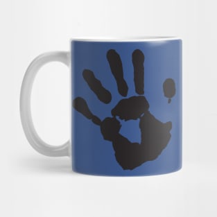 hand silhouette Mug
